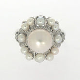 Sterling Silver Semi Mount Ring Setting Round RD 10x3.5x3x2.5x2mm Pearl Syzjewelry